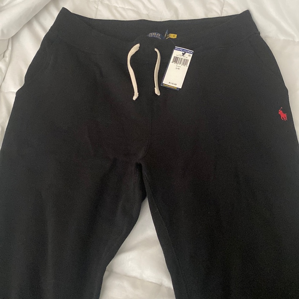 Black Polo Classic Sweatpants